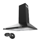 thumbnail of Hotte aspirante murale CIARRA A++ 370 m³/h 60 cm, pyramidale, 3 niveaux VMB6201