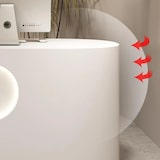 thumbnail of Kleine Empfangstheke, moderne Kassentheke und Rezeption, geeignet für Geschäfte, Kosmetikstudios und mehr Beige 100×60×100cm【M Paopao 100】