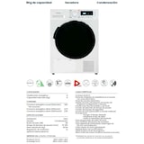 thumbnail of Máquina de secar roupa com condensação Infiniton SD-C8B, 8 kg, 16 programas, B, branco