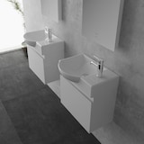 thumbnail of Alpenberger Waschbecken mit Unterschrank | Badmöbel Set Vormontierter Waschbeckenunterschrank | Soft-Close Badunterschrank Gäste-WC Waschtisch Bad