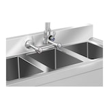 thumbnail of Helloshop26 - Evier professionnel 3 Bacs 100 x 50 x 97 cm acier inoxydable 14_0001591