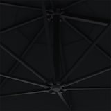 thumbnail of vidaXL Sonnenschirm zur Wandmontage mit Metall-Mast 300 cm Schwarz