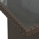 thumbnail of vidaXL 5-tlg. Garten-Sofagarnitur mit Kissen Braun Poly Rattan Akazie