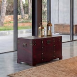 thumbnail of Houten kist Houten kist Schatkist Valce antiek look 49x77x47cm ~ hoekig