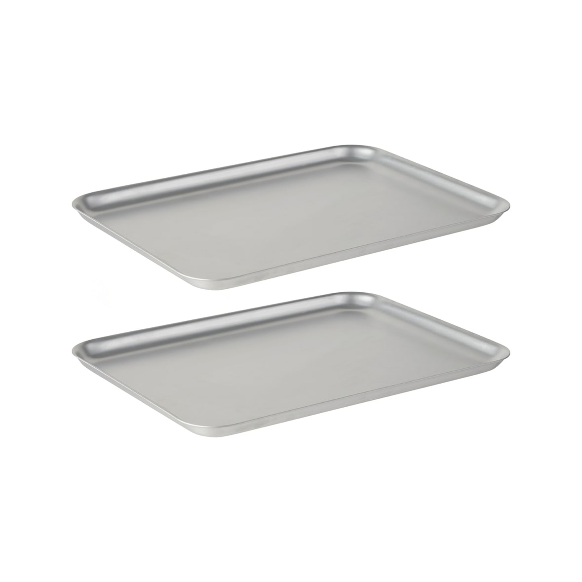 Tablett TREND, 2er-Set, Aluminium, 32 x 21,5 cm