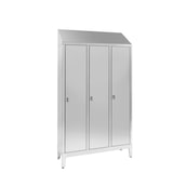 thumbnail of Armadio spogliatoio inox AISI 304 con tramezza sporco/pulito a 3 posti a 3 ante cm. 120x40x215h