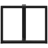 thumbnail of Helloshop26 - Juego de 2 patas para mesa de comedor en forma de T 90 x 35 x 73 cm con niveladores ajustables diseño moderno acero 02_0057330