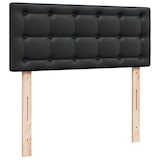 thumbnail of vidaXL Boxspringbett mit Matratze Schwarz 120x200 cm Kunstleder