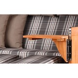 thumbnail of Strandkorb - bene living - Königssee Dreisitzer Teak Bullauge - PE shell - Modell 522 - inkl. Liftersystem