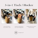 thumbnail of COOTAB Cooler Table LONDON 4-in-1 Loungetisch mit Acryl-Kühler - Champagner