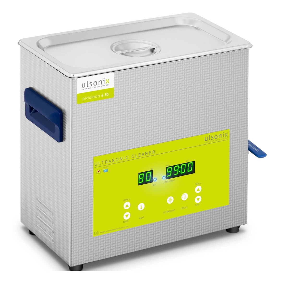 ulsonix Ultraschallreiniger - 6,5 l - 40 kHz - 180 W - Degas - Memory