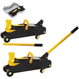 thumbnail of Cric Sollevatore Idraulico Per Auto Martinetto 2t Ruote Bidirezionali A Cuscinetto Assetto Ribassato Professionale Veicoli Auto Moto Con Valigetta