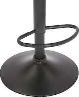 thumbnail of Décoshop26 - Barhocker x1 drehbar höhenverstellbar gesteppter Sitz in blauem Samt und schwarzem Metall 10_0005000