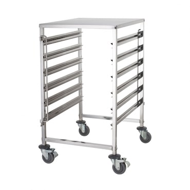 Carro para Bandejas Gastronorm 1/1 con Mesa Superior 380x550x1100 mm