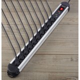 thumbnail of Sygonix SY-4755860 Überspannungsschutz-Steckdosenleiste Silber, Schwarz Schutzkontakt 1 St.