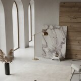 thumbnail of Viskose-Teppich Handgewebt Elegant | 160x230cm, 7mm Florhöhe, 17mm Gesamthöhe | Beige-Grau | Pflegeleicht | Bari Kollektion | Kadima Design