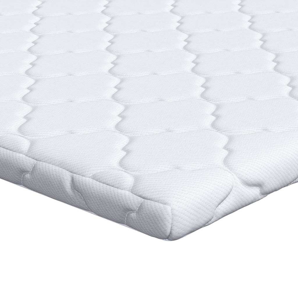 vidaXL Matratzenpads Weiß 90 x 200 cm PU-Schaum