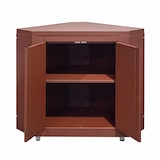 thumbnail of Oviala Meuble d'angle pour cuisine extérieure en acier 96 x 109 x 60 cm cm brique