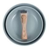 thumbnail of BERGNER Click&Cook - Conjunto de 2 frigideiras de Ø22cm e Ø26cm com cabo removível com efeito madeira em alumínio prensado