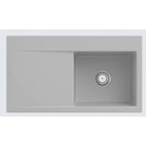 thumbnail of Villeroy&Boch Spülbecken mit Abtropffläche links, Subway Style 50 Steam Grau 90x51cm, Keramik, Handbetätigung