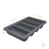 thumbnail of Range-couverts professionnel pour HORECA. 530 x 325 x 100 mm. DENOX