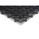 thumbnail of Steentegel HWC-K70, vloertegel insteektegel balkon/terras natuursteen, 11x elk 30x30cm = 1m² ~ donkergrijs