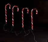 thumbnail of Tarrington House Bastones de caramelo, plástico, 16 x 2.5 x 67 cm, 40 LED, 3.6 W, 4 piezas