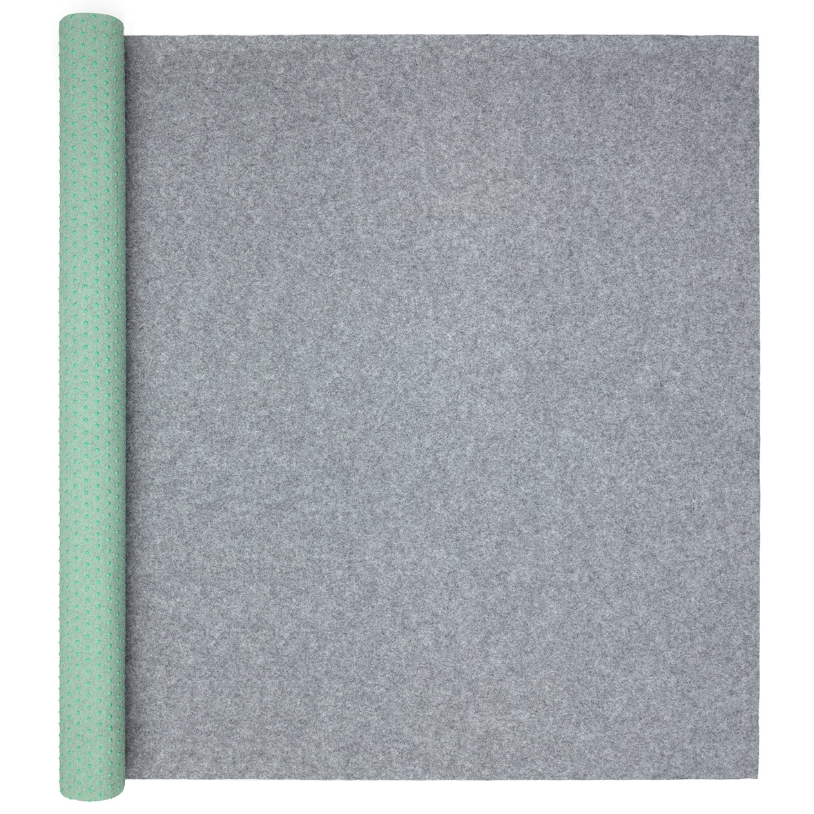 Rasenteppich 200 x 700 cm Grau mit Noppen Kunstrasen Teppich Balkon Terrasse Outdoor