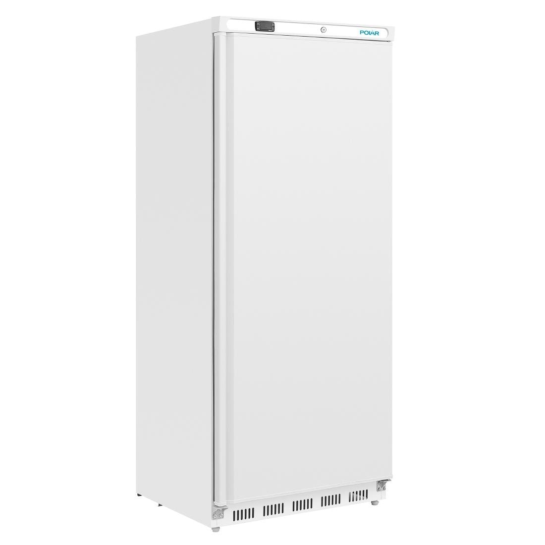 Congelador de 1 puerta, blanco, GN2/1, refrigeración estática, con cerradura, Polar 600L CD615