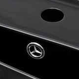 thumbnail of vidaXL Keramik Waschbecken mit Hahn-/Überlaufloch Schwarz Rechteckig