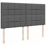 thumbnail of vidaXL Ottoman-Bett mit Matratzen Dunkelgrau 200x200 cm Stoff