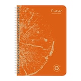 thumbnail of Forever 5x Spiralheft A5 FOREVER PREMIUM, 100% recycelt, 60 Blatt liniert, abtrennbar, mikroperforiert, Weißes Recyclingpapier 90g - Sortiert 68416C