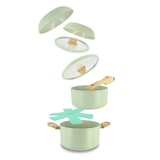 thumbnail of Menastyl - Set 8 pièces super ball colorama en aluminium recyclé celadon