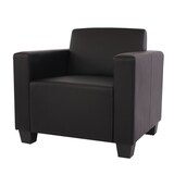 thumbnail of Modular Sofa-System Couch-Garnitur Lyon 4-1, Kunstleder ~ schwarz