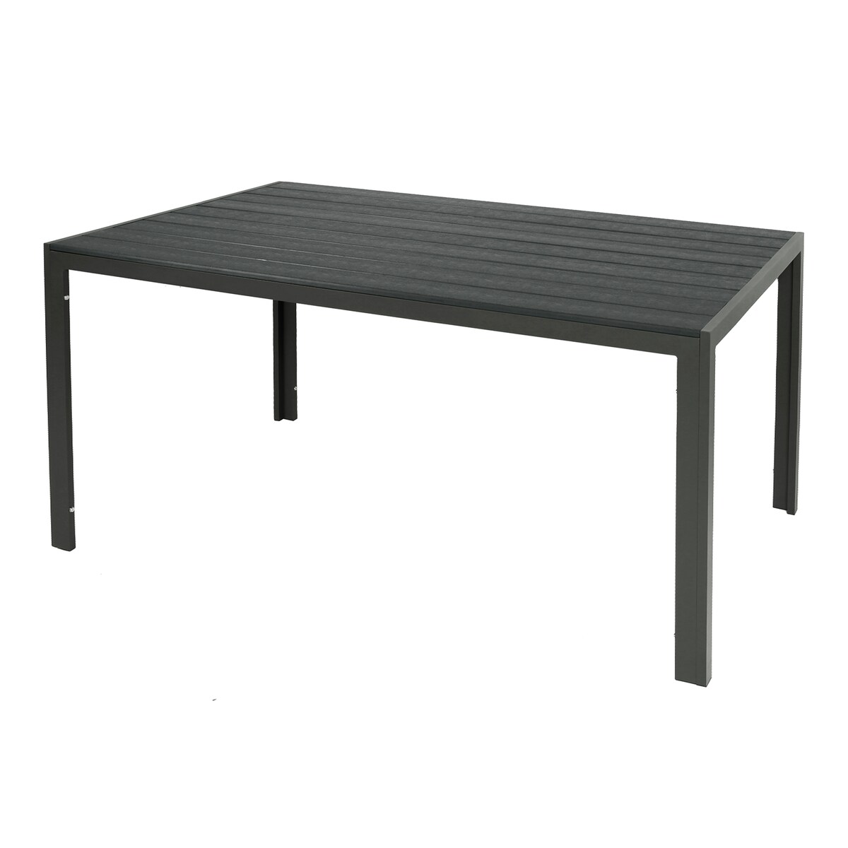 Mojawo Alu Nonwood Gartentisch Esstisch Outdoortisch anthrazit 150x90cm