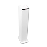 thumbnail of Tour de son blanche avec lecteur CD, Bluetooth, FM et USB, 60W , télécommande, Jeu de lumière OVNI LED