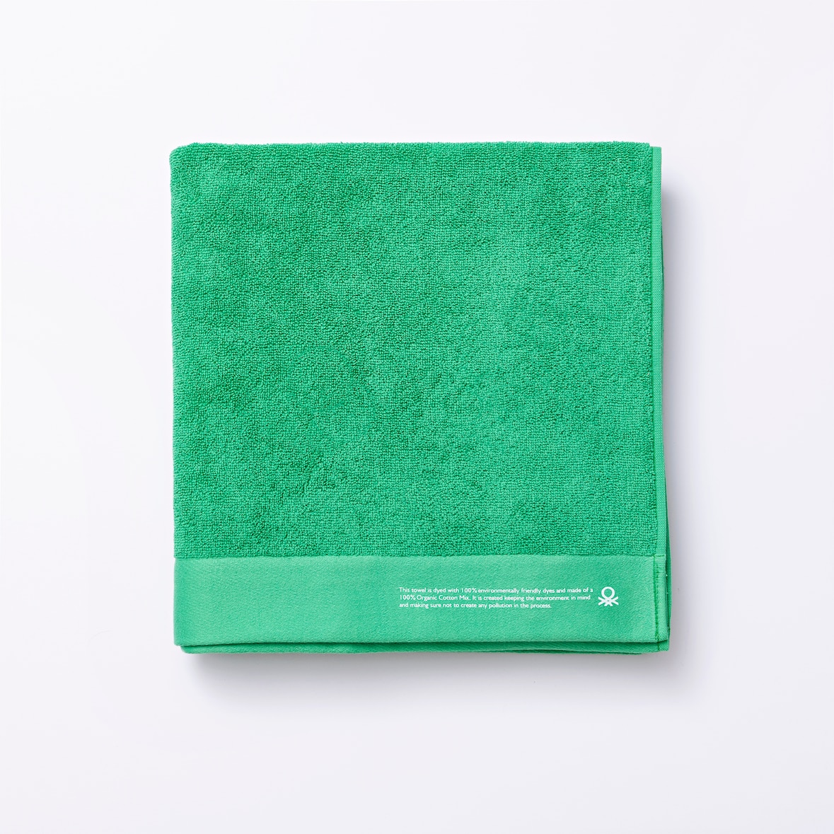 Benetton - Toalha 90X150 Algodão Orgânico 450Gsm Verde