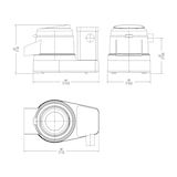 thumbnail of Sammic PPC-6+ descascador de batatas profissional 6 kg, 550 W, 400 V 50 Hz 3~, abrasivo lateral/placa, corpo em alumínio, temporizador 0-6 min
