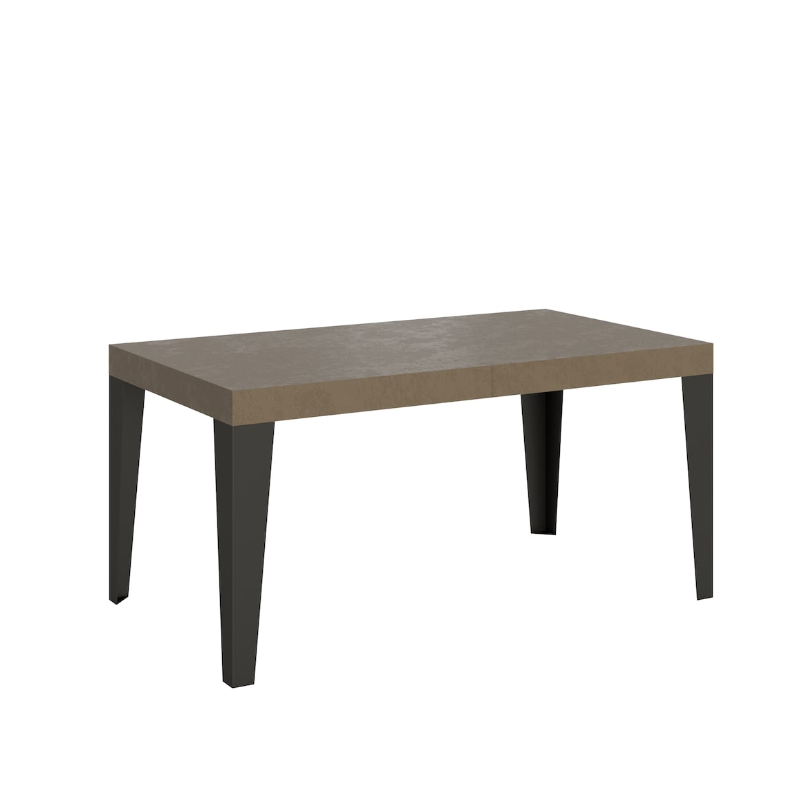 Itamoby Tavolo allungabile 90x160/420 cm Flame tortora gambe antracite