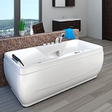 thumbnail of Whirlpool Pool Badewanne Wanne W49-PL 170x80cm mit Farblichtherapie
