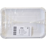 thumbnail of ABC Pak 500 Teller, Pappe [rc] eckig 17 cm x 25 cm weiss (95328, 2x250 Stück)