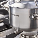 thumbnail of Stalgast Gasherd mit 4 Brennern (2x5+2x7) und Elektro-Backofen GN2/1, Serie 700 ND