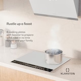 thumbnail of DualTone Hybrid Induktionskochfeld | Flex Zone | LED Display | Slider Control | 7200 W Weiß