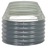 thumbnail of vidaXL Garten-Hochbeet 320x80x44 cm Verzinkter Stahl Grau