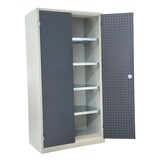 thumbnail of CEHA Stahlakten- und Werkstattschrank mit 100 cm Breite und 60 cm Tiefe verzinkte Fachböden mit Türen in RAL7016 (anthrazitgrau)