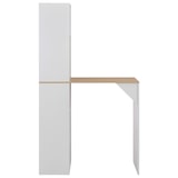 thumbnail of Helloshop26 - Table haute mange debout bar bistrot avec armoire blanc 200 cm 0902041
