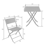 thumbnail of tectake Conjunto de ratán Trevi - Gris