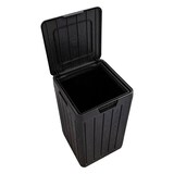 thumbnail of Pattumiera da giardino in resina 80 Lt. con porta sacco e chiusura a scatto Rio Garden antracite TOOMAX