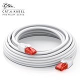 thumbnail of CSL Cat 6 Gigabit Ethernet LAN Kabel - mehrfach geschirmt - UTP Gigabit - 1000 Mbit/s - Patchkabel - Netzwerkkabel - 10m