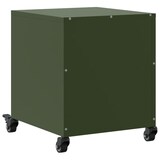 thumbnail of Tables de chevet 2 pcs vert olive 36x39x43,5 cm acier – Modèle Nature Nuit